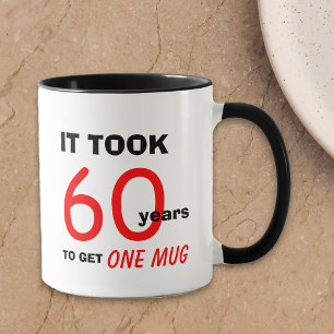 60e Anniversaire Cadeaux pour Homme Mug - Drôle