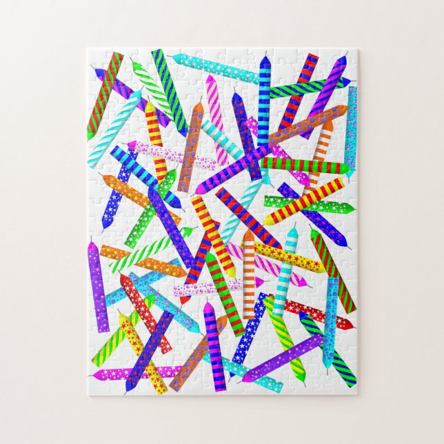 60e anniversaire Candle Puzzle (Vertical)