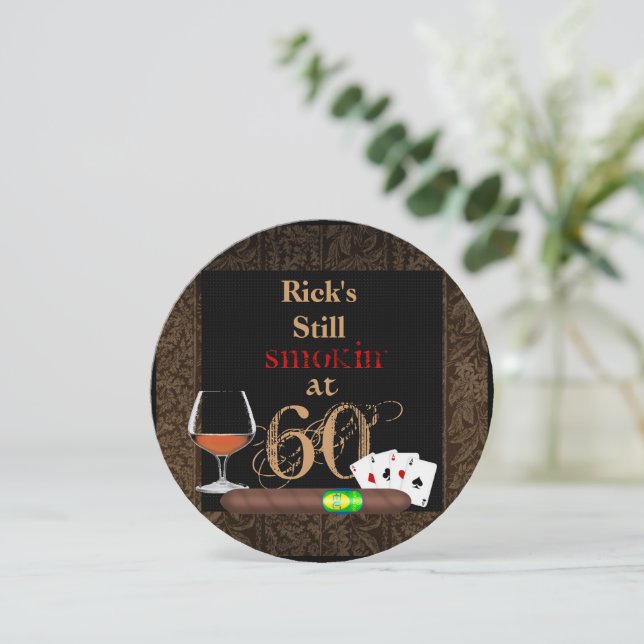 60e anniversaire Cigars, Poker et INVITATIONS (Debout devant)