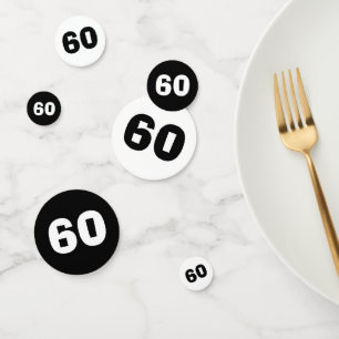 60e anniversaire Confetti