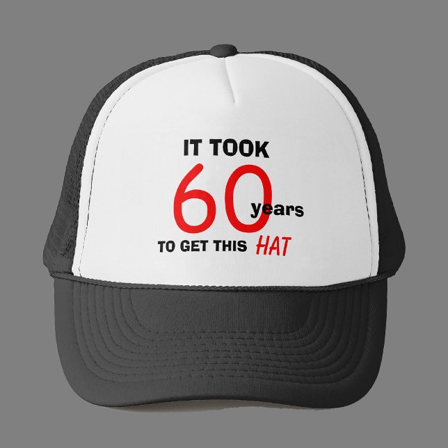 60e anniversaire Gag Cadeaux Casquette pour hommes (Créateur téléchargé)
