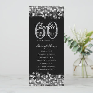 60e Anniversaire Programme Argent Menu+Merci