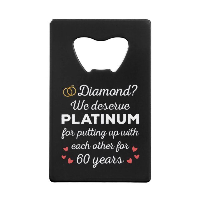 60ème anniversaire du Mariage I - Diamond Funny Co (Devant)