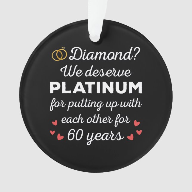 60ème anniversaire du Mariage I - Diamond Funny Co (devant)