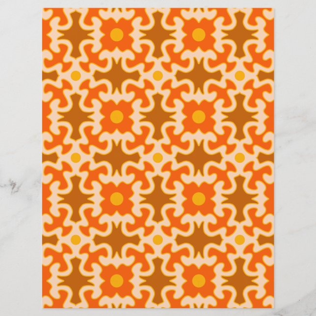 60s 70s retro mod paper print (Devant)