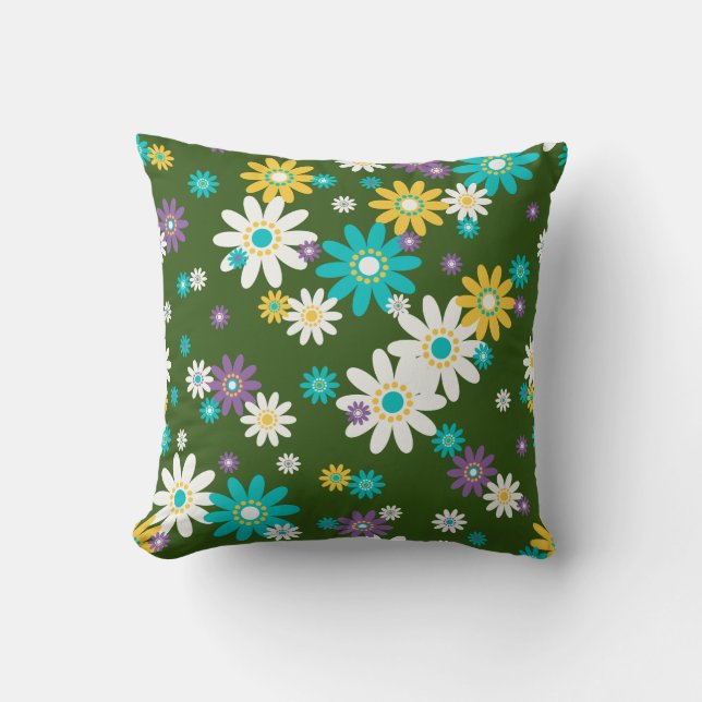 60s les années 70 mod coussin (Recto)