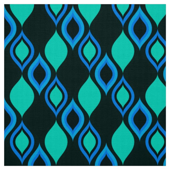 60s les années 70 rétro motif mod tissu (Échantillon)