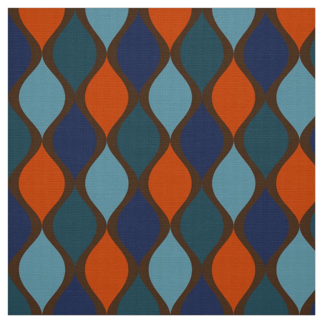 60s les années 70 tissu de palette de couleurs sup (Échantillon)