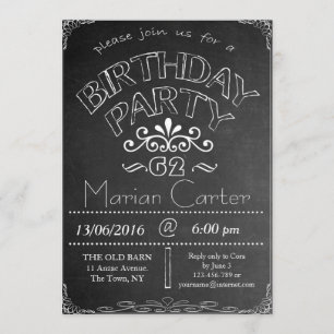 62e Invitation à célébrer l'anniversaire du tablea