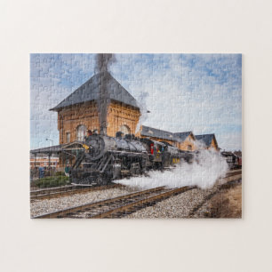 630 du sud au puzzle de station de train de