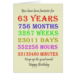 63e jalon d'anniversaire