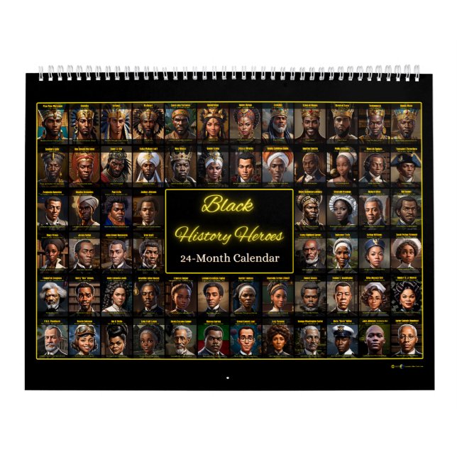 64 Héros de l'histoire des Noirs : un calendrier d (Protection)