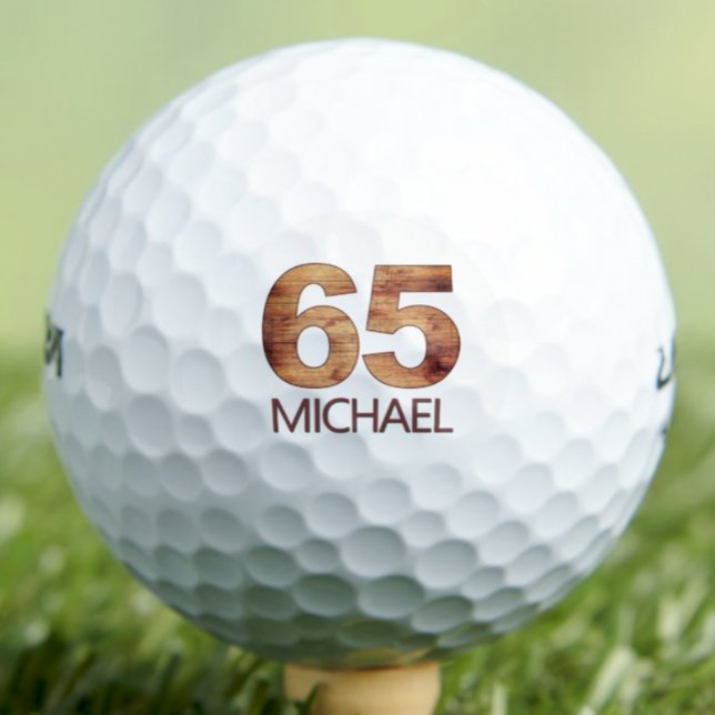 65e anniversaire balles de golf 65 ans golfer cade (Créateur téléchargé)