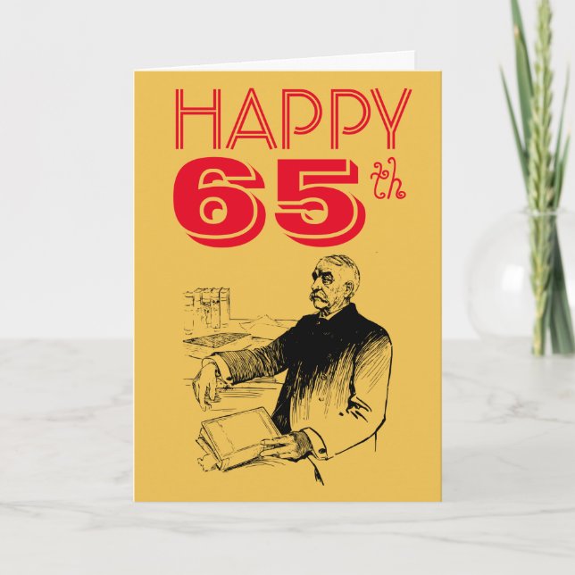 65e Anniversaire Carte Mer Morte (Devant)