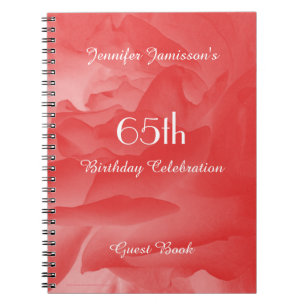65e anniversaire de la fête Livre d'invité, Cora
