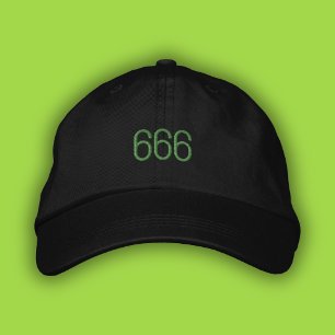 666 Angel Numéro Vert Pop Girl Été Papa Casquette