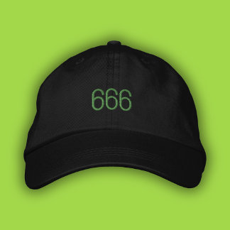 666 Angel Numéro Vert Pop Girl Été Papa Casquette