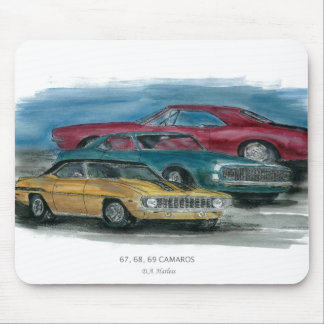 67, 68, tapis de souris de 69 Camaro