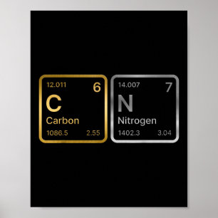 67 Carbone Azote Science Chimie Tableau Périodique