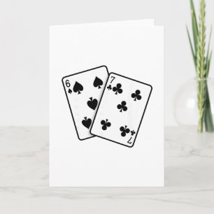 67 Cartes à jouer Mème Drôle Six Sept