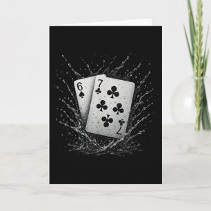 67 Cartes à jouer Six Sept Mème Jeu de cartes Poke
