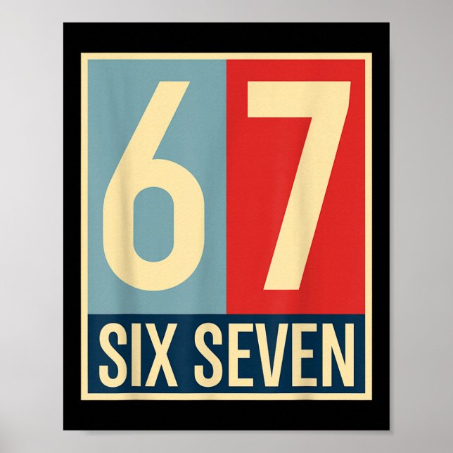 67 Meme Hope Poster Style  (Devant)