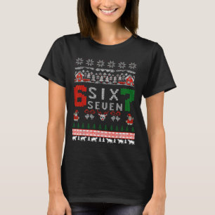 67 Meme Six Seven Noël Sweat Ugly de Noël pour Enf
