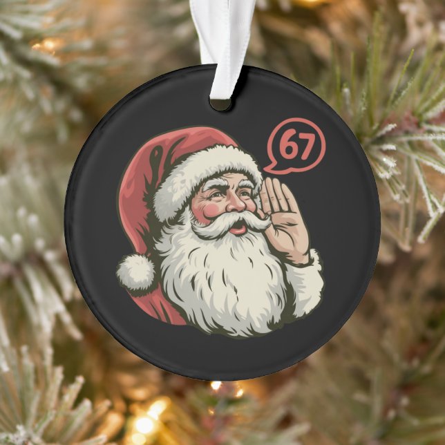 67 Noël Drôle Six Sept Mème Père Noël (Arbre)