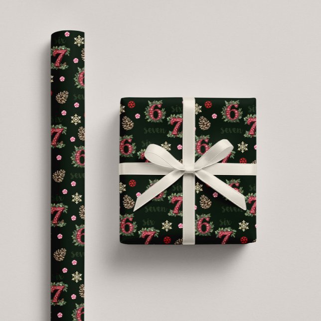 67 Papier d'emballage de Noël Six Seven Cadeau (Créateur téléchargé)