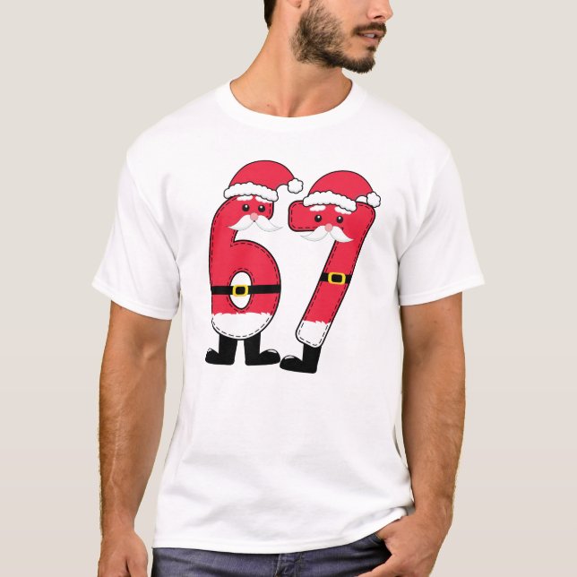 67 Santa Noël Tshirt Famille Assortie (Devant)
