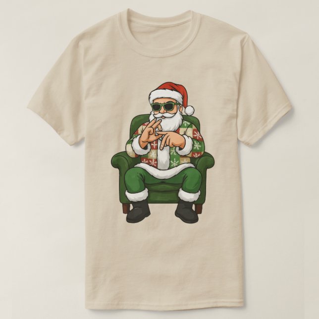 67 Six Seven Bruh Drôle de Noël | 6 7 Mème T-shirt (Design devant)
