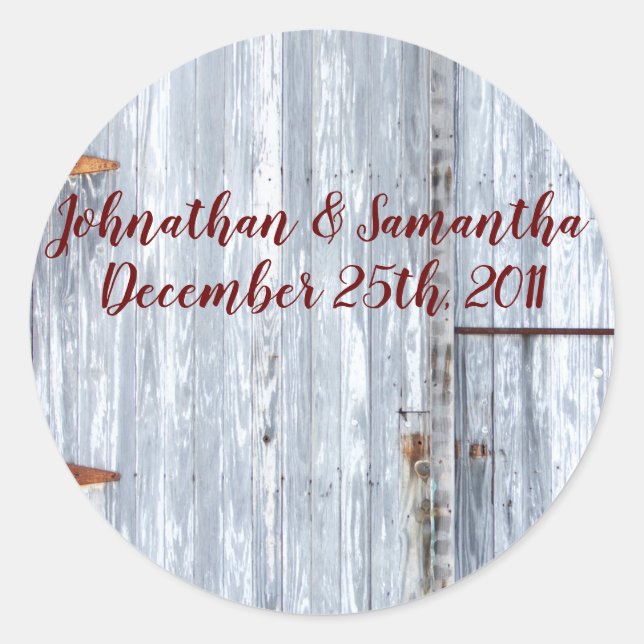 6 - 3" Favoriser les autocollants Laver blanc Bois (Devant)