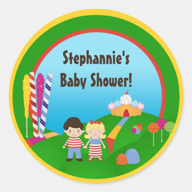 6 - 3" Favoriser Stickers Candy Land Crème glacée (Devant)