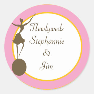 6 - 3" Favoriser Stickers Carnaval