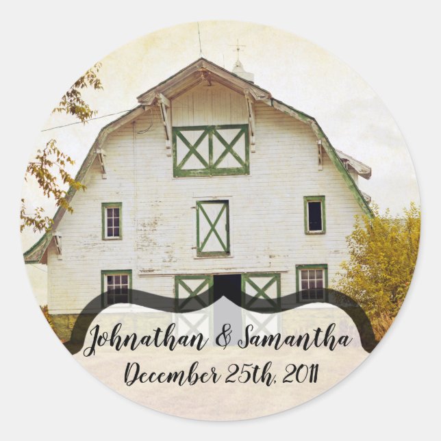 6 - 3" Favoriser Stickers Coucher de soleil Barne  (Devant)