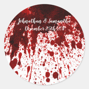 6 - 3" Favoriser Stickers Splatter de sang Vampire