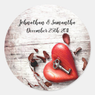 6 - 3" Stickers Favoriser Pays Bois Clé de mon ore