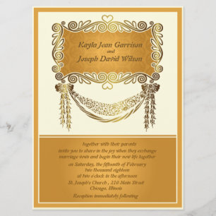 6,5 x 8,75 po - Invitation au mariage
