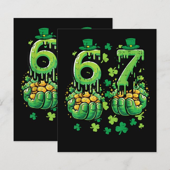 6 7 Jour de la Saint-Patrick (Devant / Derrière)