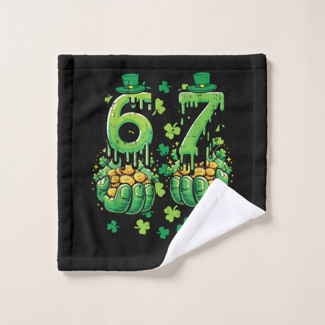 6 7 St Patricks Day (Gant de toilette)