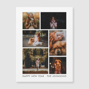 6 Collage de photos Fêtes du Nouvel An personnalis