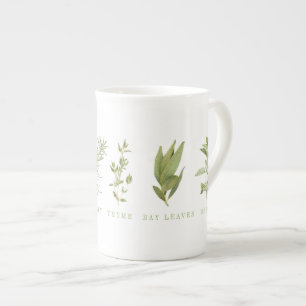 6 HERBES FRAÎCHES Bone China Mug