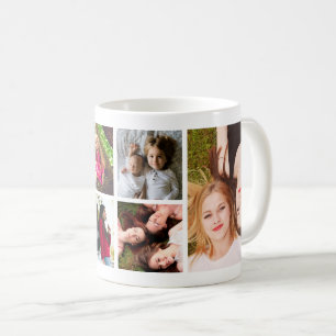 6 Photo Collage Café Mug