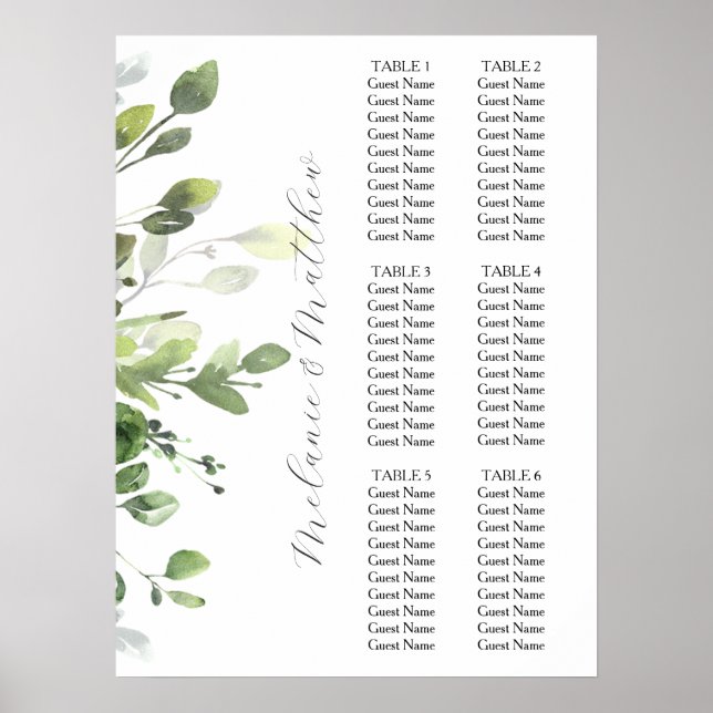 6 Tableau Eucalyptus Mariage de verdure (Devant)