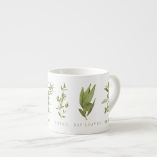 6 TASSES À ESPRESSO FLEURS FRAÎCHES