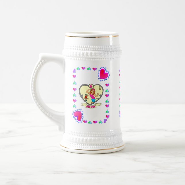 6ème Anniversaire épousant la tasse d'Anniversay (Gauche)