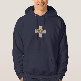 6ème Sweat - shirt à capuche d'insigne de corps