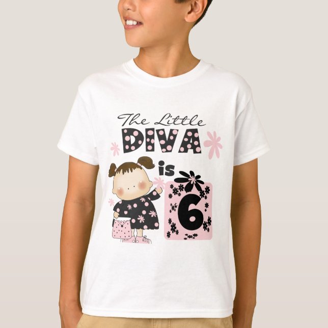 6èmes T-shirts et cadeaux d'anniversaire de petite (Devant)