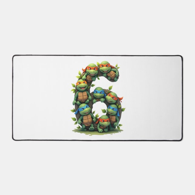 6th Birthday Sea Turtle Tortoise Theme Party 6 Yea (Recto)