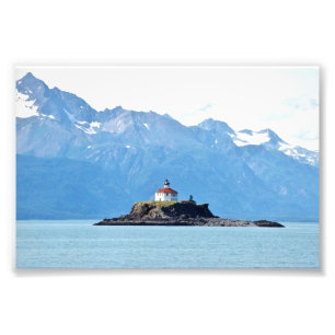 6x4 photo Phare de l'Alaska